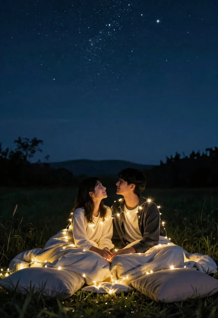 10 Chambelan Proposal Ideas for Cultural Stylish and Celebration Ready Asks - 10. Night Under the Stars 1