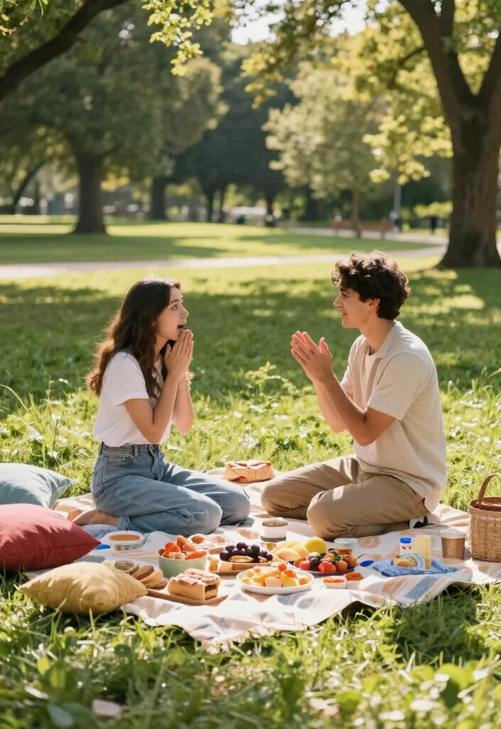 10 Chambelan Proposal Ideas for Cultural Stylish and Celebration Ready Asks - 7. Stylish Picnicking Proposal 1