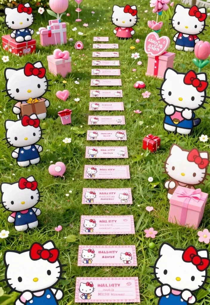 10 Homecoming Proposal Ideas Hello Kitty for Cute Playful and Themed Surprises - 9. Hello Kitty Treasure Hunt 1