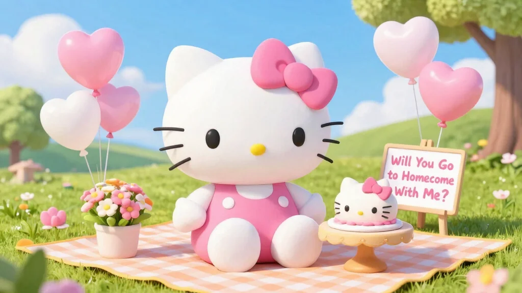 10 Homecoming Proposal Ideas Hello Kitty for Cute Playful and Themed Surprises