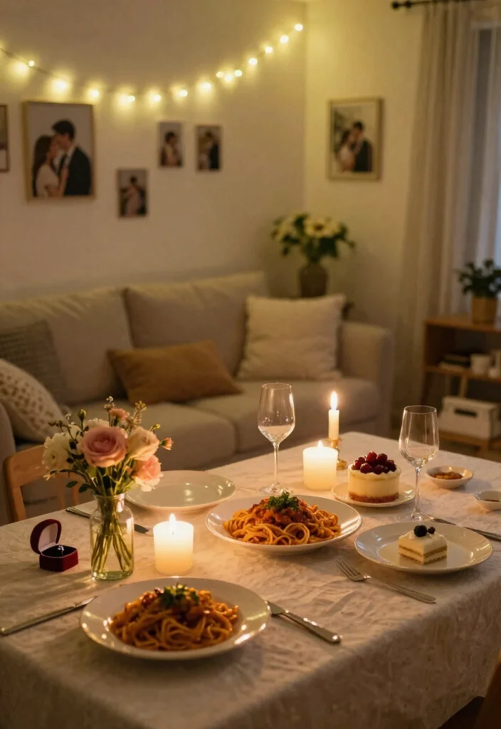 10 Lesbian Proposal Ideas for Meaningful Inclusive and Romantic Moments - 3. An Intimate Home Proposal 1