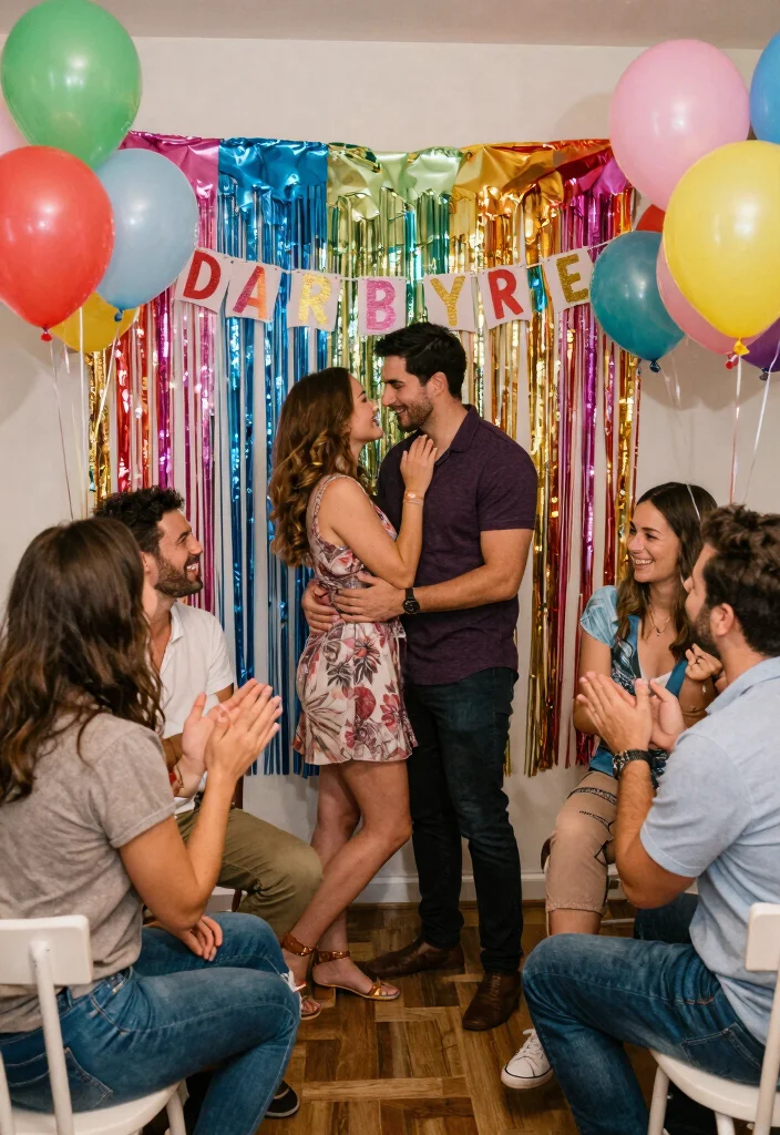 10 Lesbian Proposal Ideas for Meaningful Inclusive and Romantic Moments - 6. A Themed Proposal Party 1