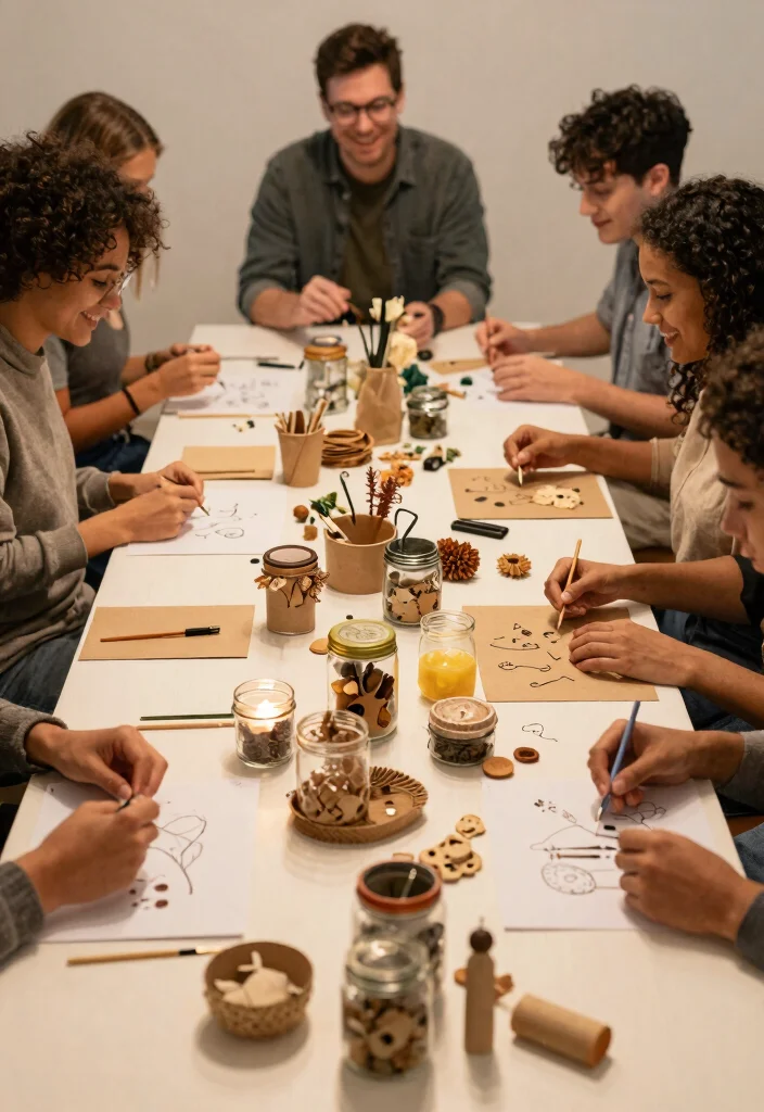 10 Low Key Bachelorette Party Ideas for Relaxed Meaningful Celebrations - 5. Eco-Conscious Craft Night 1