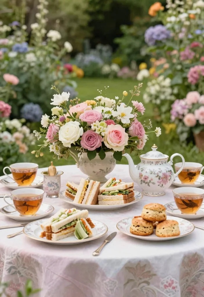 10 Low Key Bachelorette Party Ideas for Relaxed Meaningful Celebrations - 6. Garden Tea Party 1