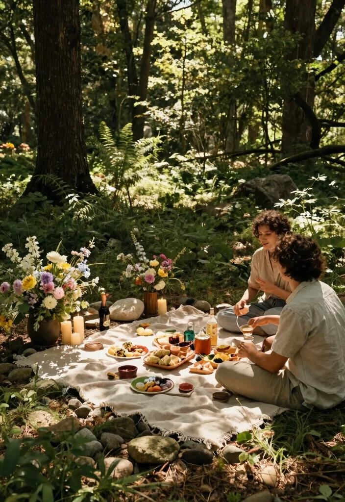 10 Officiant Proposal Ideas for Thoughtful, Respectful and Meaningful Asks - 4. Nature-Themed Proposal 1