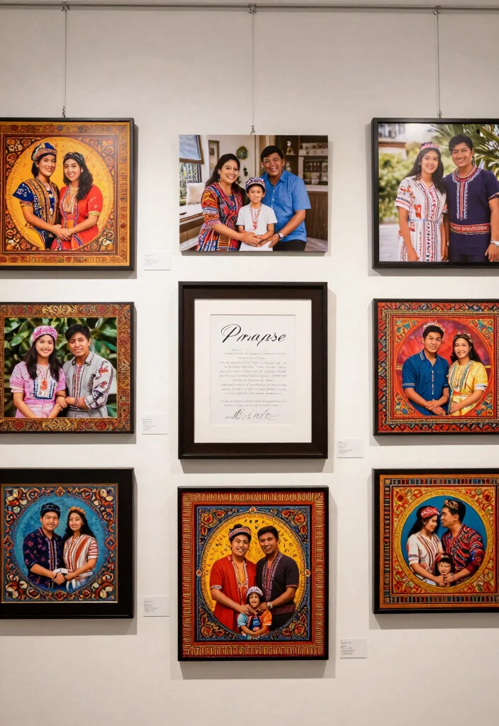 10 Padrino Proposal Ideas for Meaningful Cultural and Family Centered Moments - 10. A Cultural Art Display 1