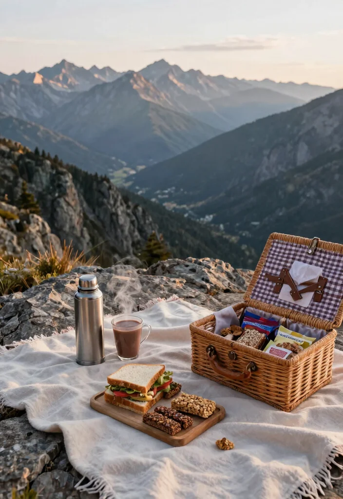 10 Picnic Proposal Ideas for Relaxed Romantic and Outdoor Charm - 7. Mountain Retreat 1