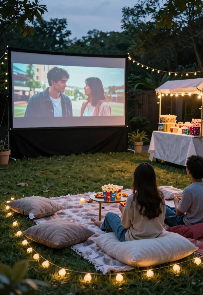10 Proposal Party Ideas for Romantic Thoughtful and Surprise Filled Moments - 5. Movie Night Extravaganza 1