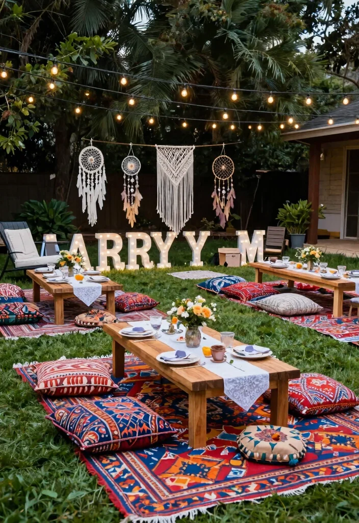 10 Proposal Party Ideas for Romantic Thoughtful and Surprise Filled Moments - 7. Bohemian Bliss 1