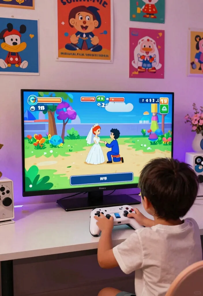 10 Ring Bearer Proposal Ideas for Cute Fun and Family Friendly Moments - 9. Fun Video Game Proposal 1