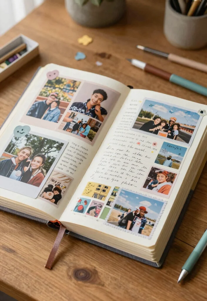 10 Usher Proposal Ideas for Simple Thoughtful and Wedding Ready Moments - 4. Memory Lane Photo Book 1