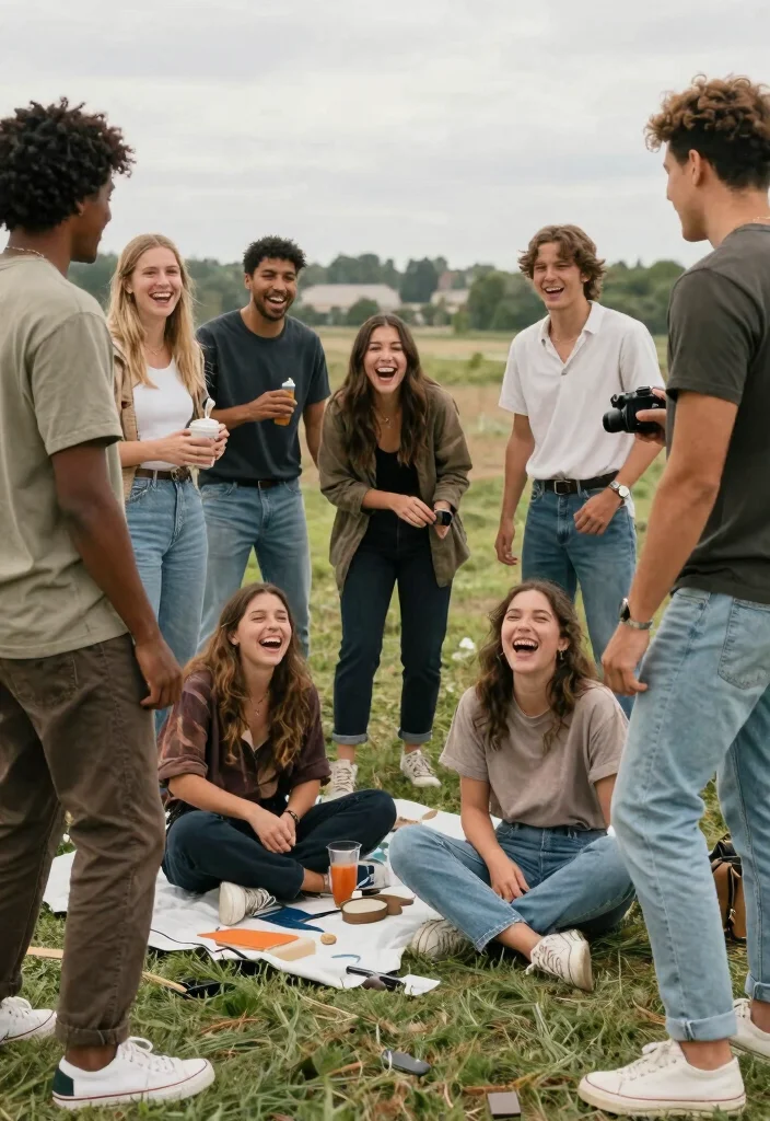 10 Usher Proposal Ideas for Simple Thoughtful and Wedding Ready Moments - 9. Fun Group Photo Shoot 1