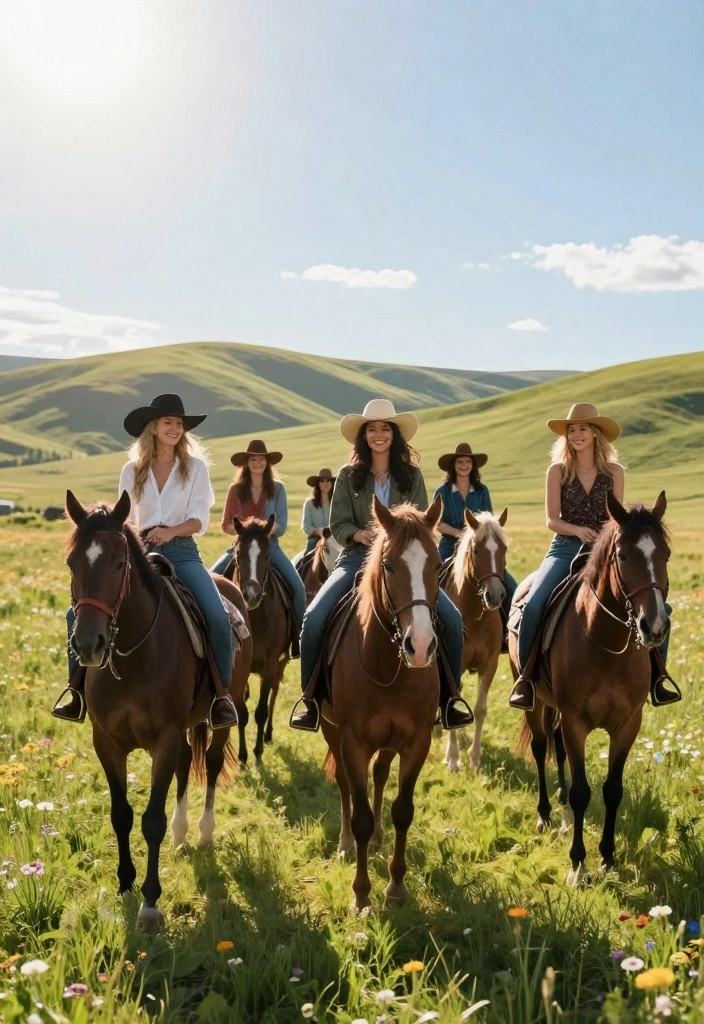 10 Western Bachelorette Party Ideas for Rustic Fun and Country Chic Style - 1. Horseback Riding Adventure 1