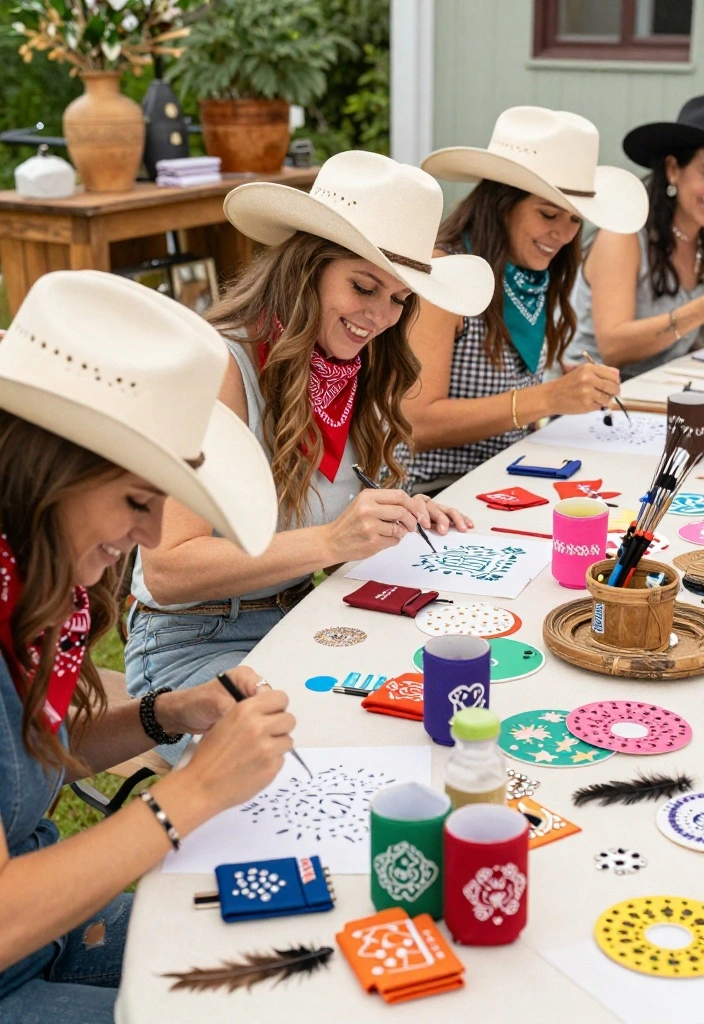 10 Western Bachelorette Party Ideas for Rustic Fun and Country Chic Style - 6. DIY Western Craft Station 1