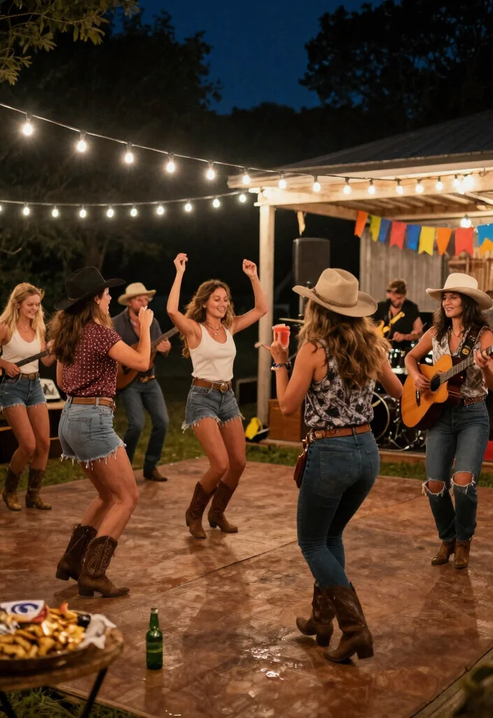 10 Western Bachelorette Party Ideas for Rustic Fun and Country Chic Style - 7. Country Music Dance Party 1