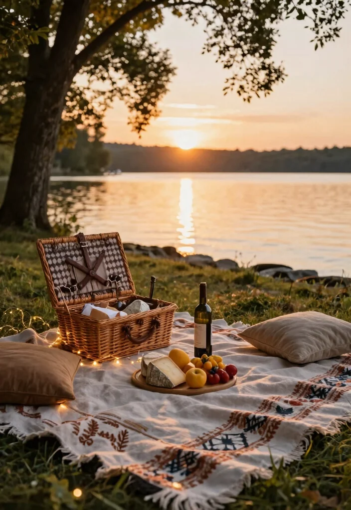 10 Western Proposal Ideas for Rustic Bold and Country Inspired Romance - 1. Sunset Picnic Proposal 1