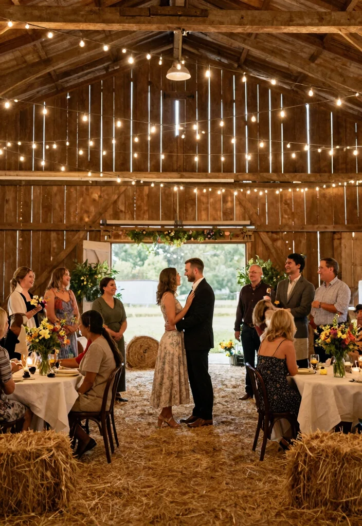 10 Western Proposal Ideas for Rustic Bold and Country Inspired Romance - 2. Barnyard Engagement 1