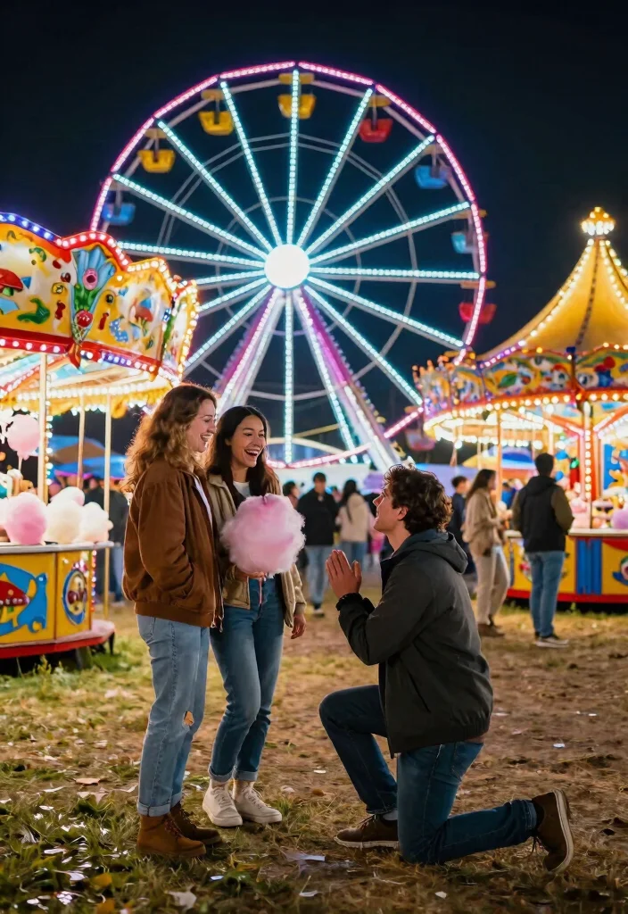 10 Western Proposal Ideas for Rustic Bold and Country Inspired Romance - 4. Country Fair Fun 1