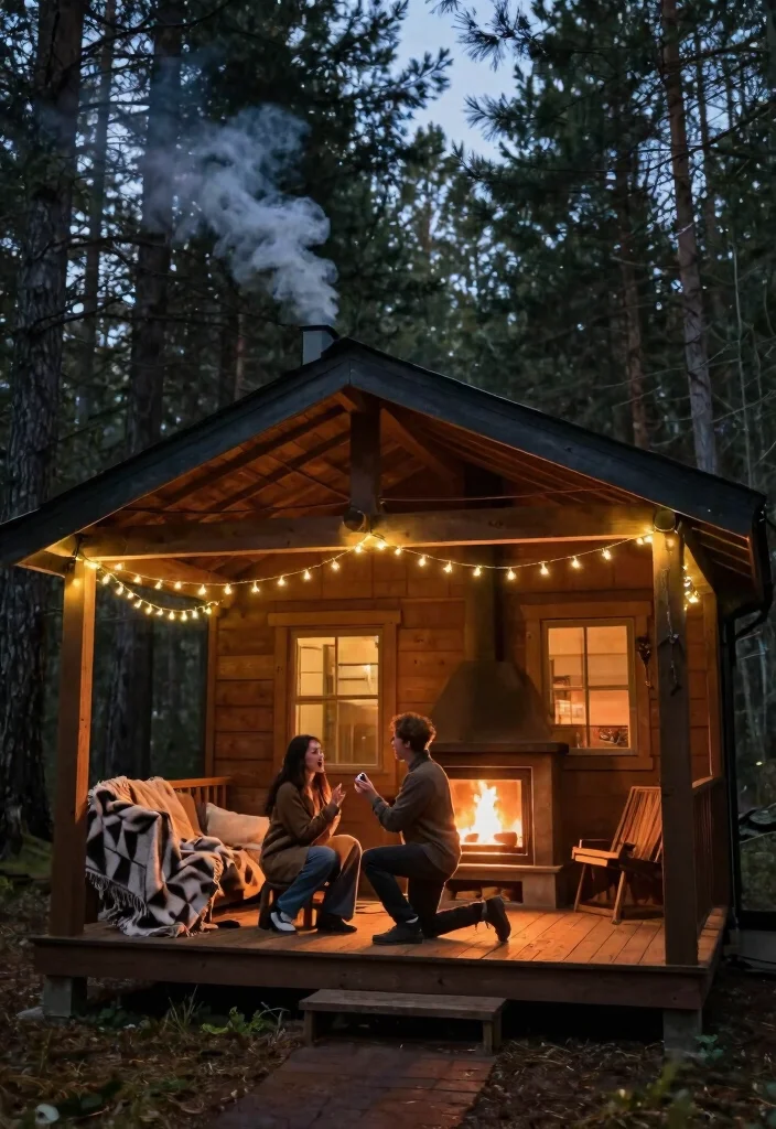10 Western Proposal Ideas for Rustic Bold and Country Inspired Romance - 5. Cozy Cabin Getaway 1