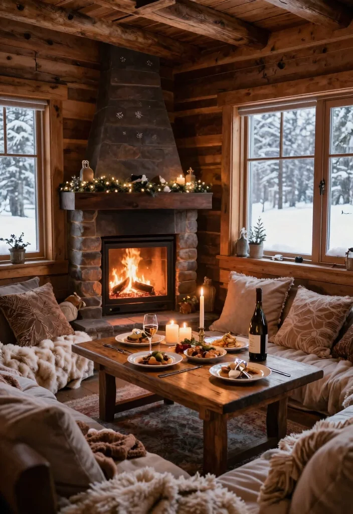 10 Winter Formal Proposal Ideas for Elegant Glam and Memorable Evenings - 2. Cozy Cabin Getaway 1
