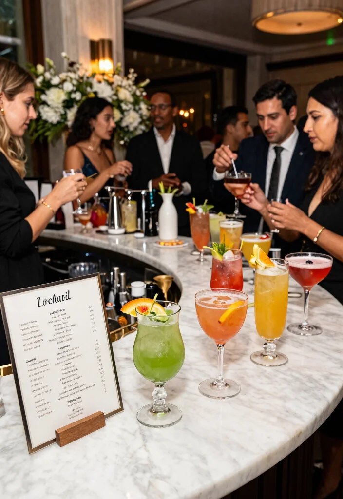 12 60th Anniversary Party Ideas for Elegant Meaningful and Milestone Celebrations - 8. Themed Cocktail Bar 1