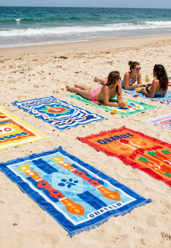 12 Bachelorette Beach Party Ideas for Sunny Fun and Coastal Celebration Vibes - 11. Customized Beach Towels 1
