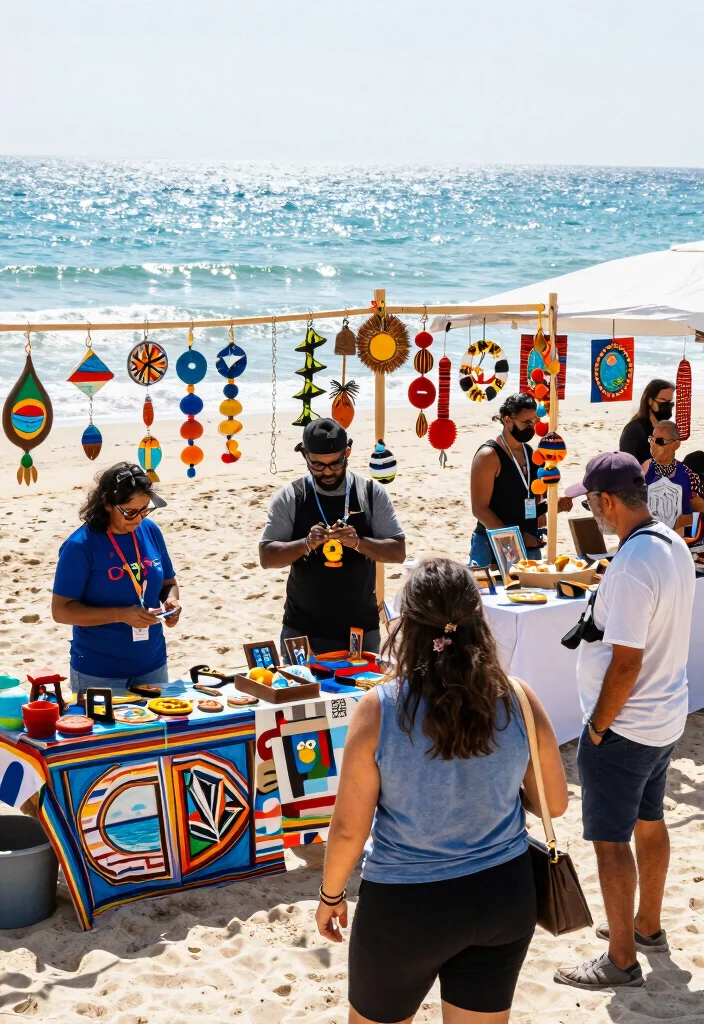 12 Bachelorette Beach Party Ideas for Sunny Fun and Coastal Celebration Vibes - 12. Collaboration with Local Artisans 1