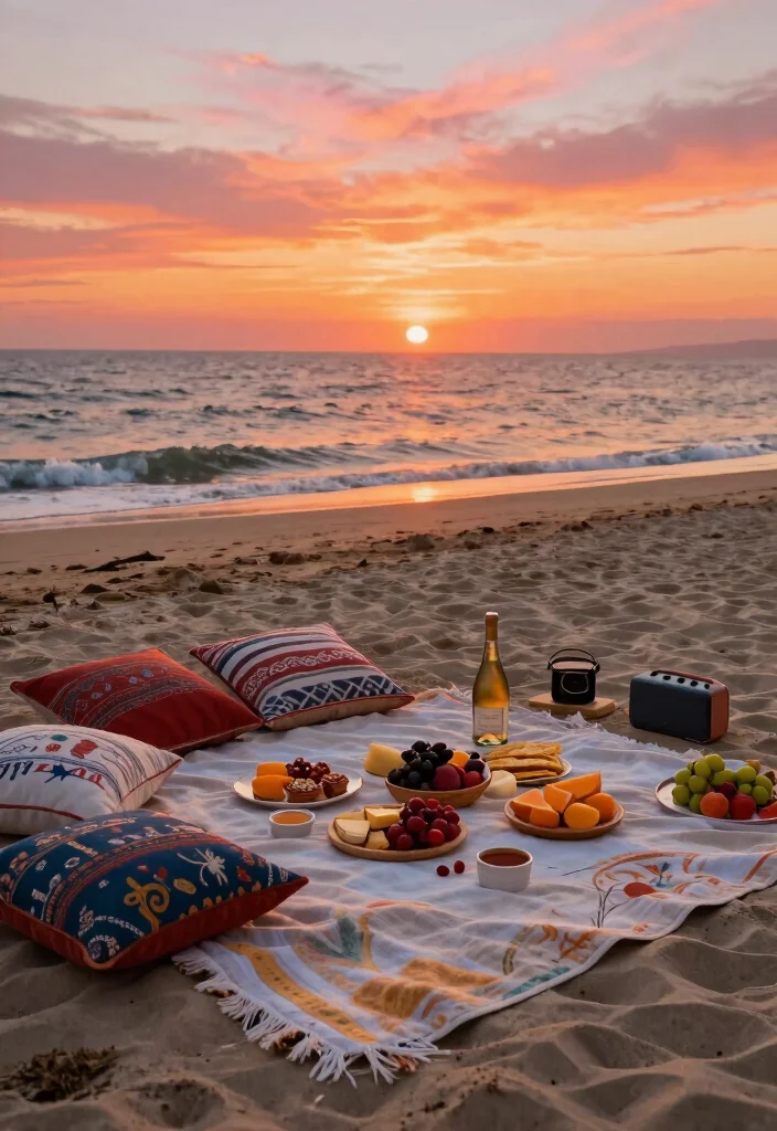 12 Beach Proposal Ideas for Romantic Scenic and Coastal Moments - 1. Sunset Picnic Surprise 1