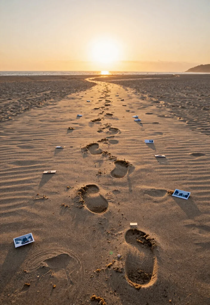 12 Beach Proposal Ideas for Romantic Scenic and Coastal Moments - 10. Footprints in the Sand 1