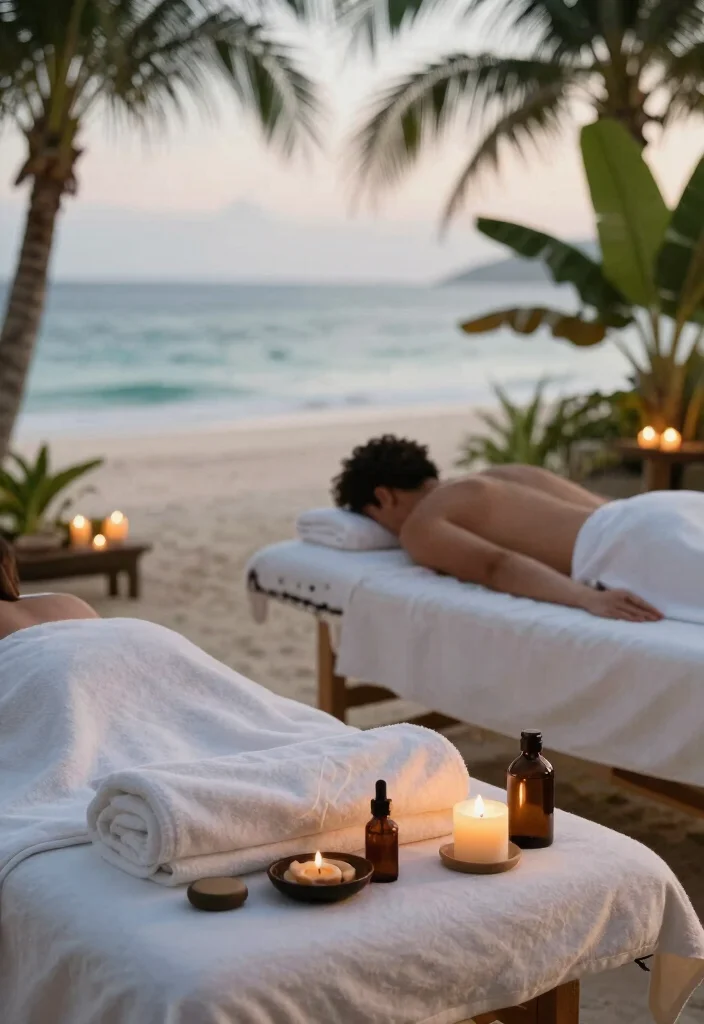12 Beach Proposal Ideas for Romantic Scenic and Coastal Moments - 11. Couple’s Spa Day on the Beach 1