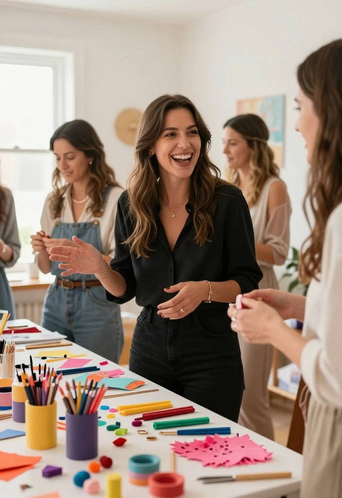 12 Brides Party Ideas for Sweet Stylish and Pre Wedding Celebrations - 5. Creative Crafting Party 1