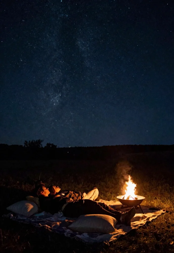 12 Christmas Proposal Ideas for Magical Festive and Heartwarming Moments - 6. Romantic Starlit Proposal 1