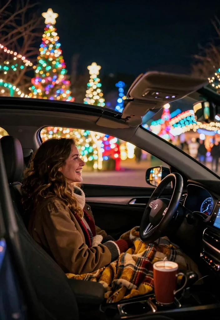 12 Christmas Proposal Ideas for Magical Festive and Heartwarming Moments - 7. Holiday Lights Drive 1