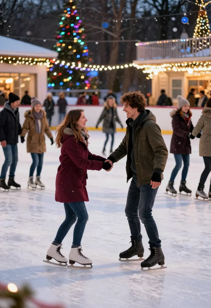 12 Christmas Proposal Ideas for Magical Festive and Heartwarming Moments - 8. Ice Skating Surprise 1
