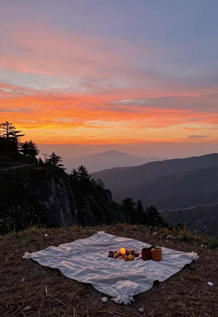 12 Forest Proposal Ideas for Whimsical Natural and Fairytale Romance 6 12 Forest Proposal Ideas for Whimsical Natural and Fairytale Romance - 6. Sunset Cliffside Proposal 1