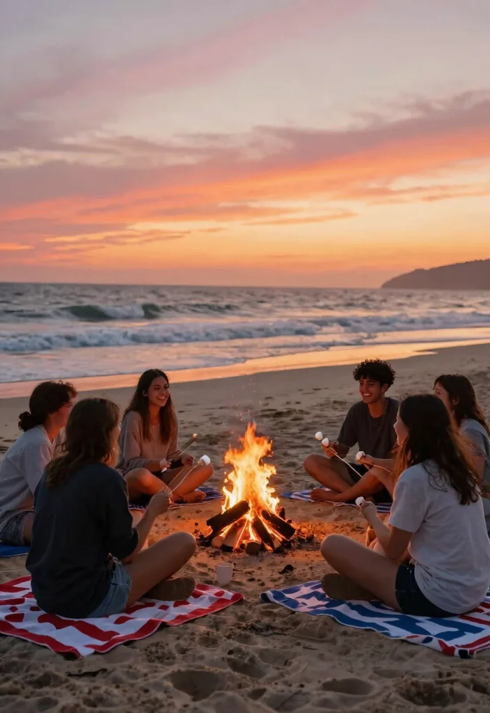 12 Groomsman Proposal Ideas for Fun, Meaningful, and Memorable Moments 4 12 Groomsman Proposal Ideas for Fun, Meaningful, and Memorable Moments - 4. Beach Bonfire Evening 1