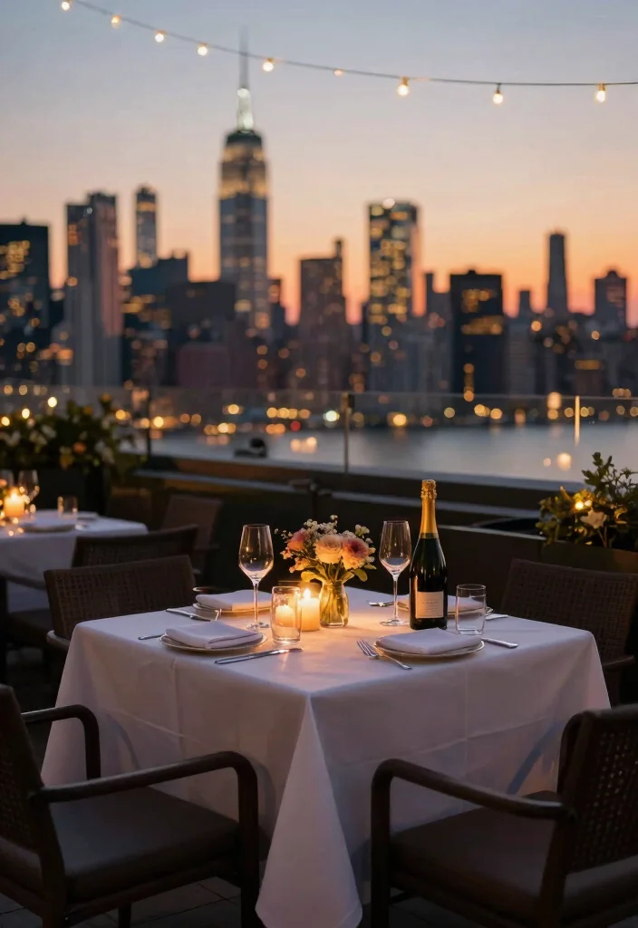 12 NYC Proposal Ideas for Iconic Romantic and City Chic Engagements - 1. Rooftop Dinner Proposal at The Press Lounge 1