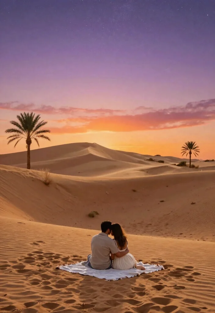 12 Outdoor Proposal Ideas for Natural Beautiful and Picture Perfect Settings - 8. Desert Oasis 1