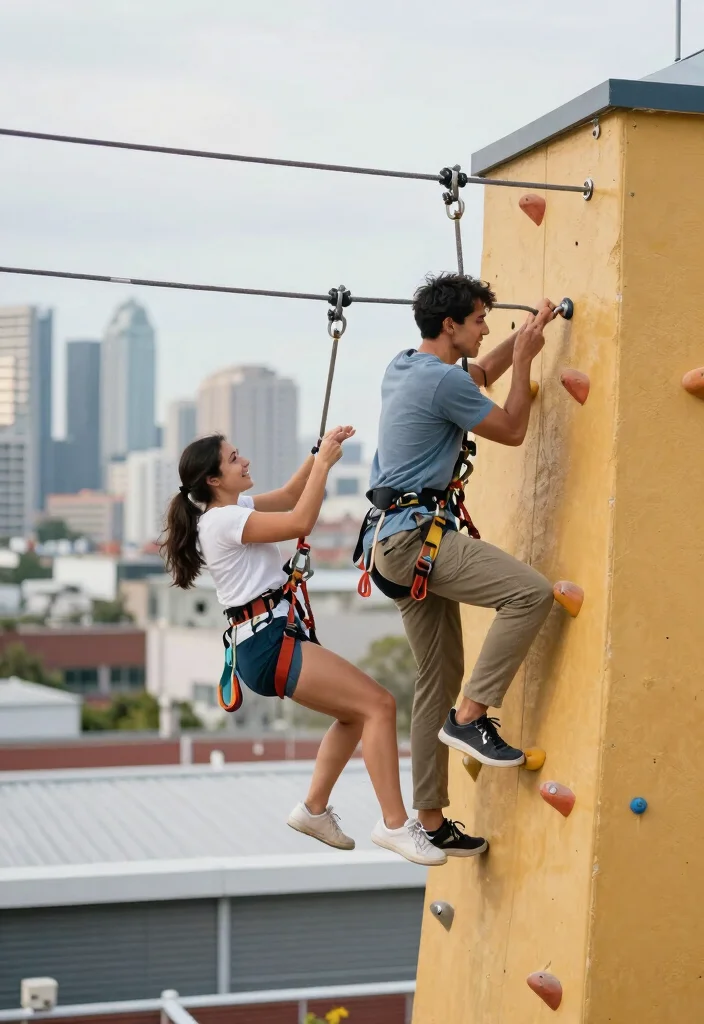 12 Rooftop Proposal Ideas for Stunning Views and Modern Romance - 12. Rooftop Adventure Proposal 1