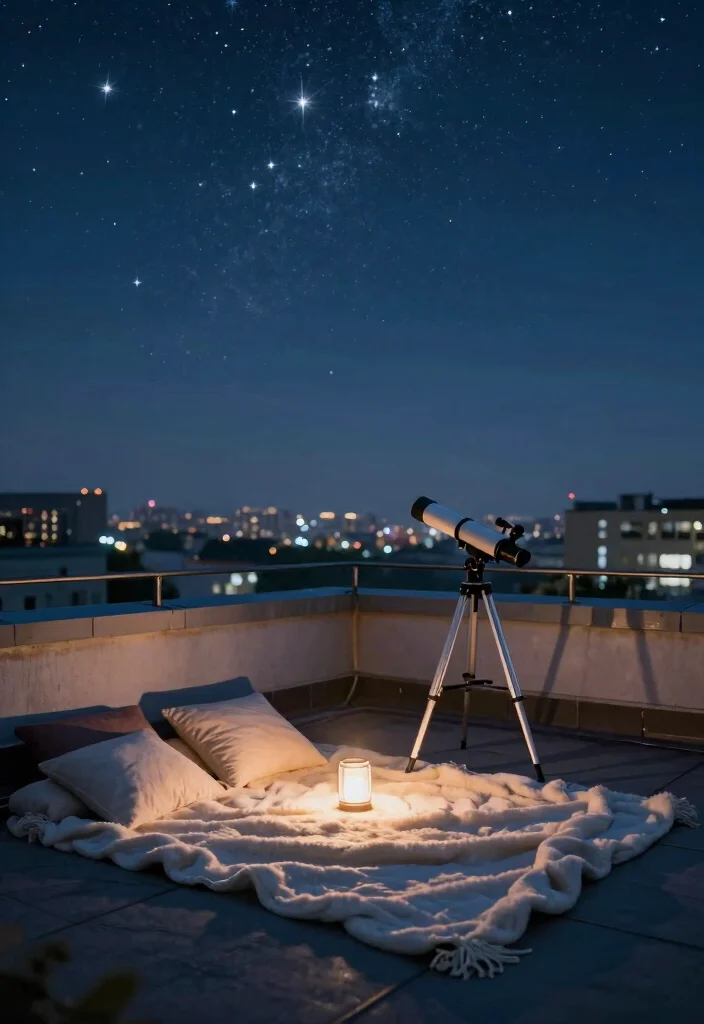 12 Rooftop Proposal Ideas for Stunning Views and Modern Romance - 3. Starry Night Proposals 1
