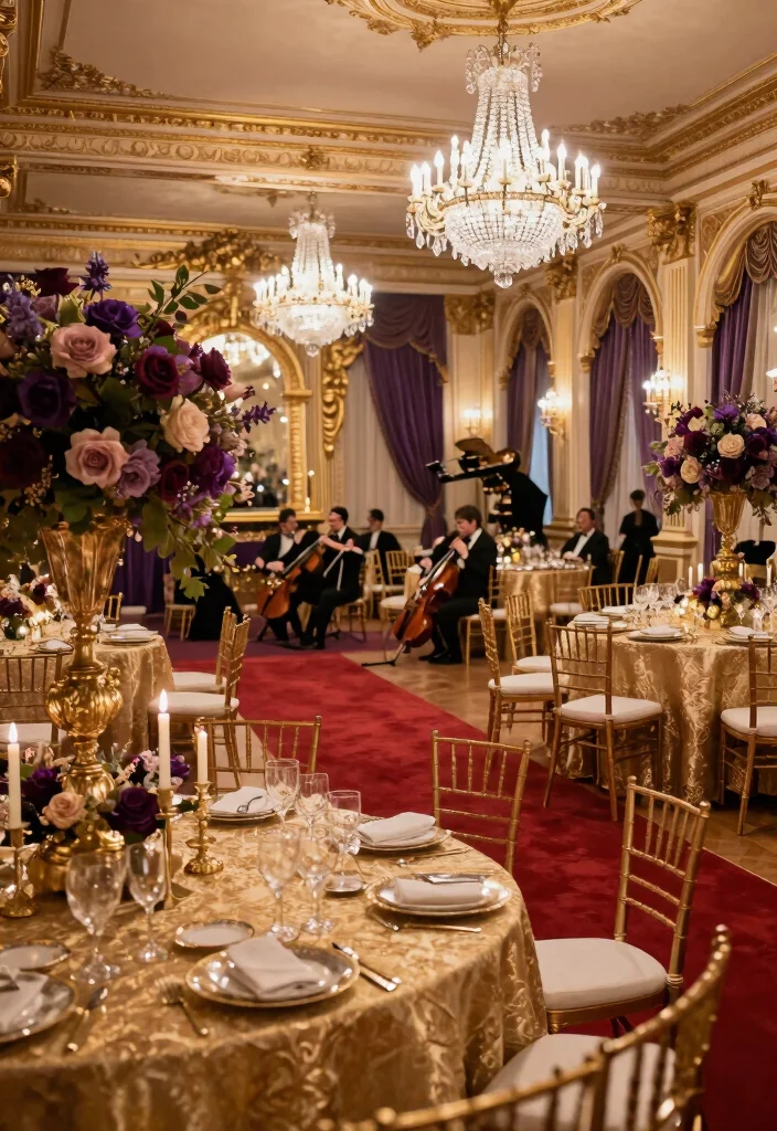 12 Stylish, Memorable, and Timeless 40th Anniversary Party Ideas - 3. A Royal Affair 1