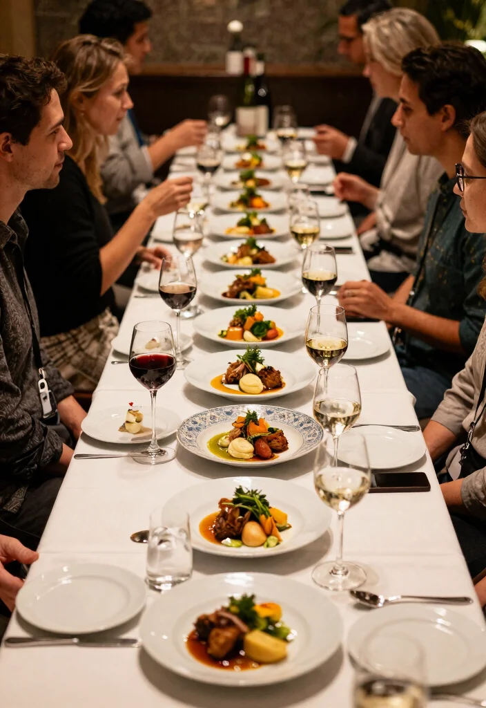 12 Stylish, Memorable, and Timeless 40th Anniversary Party Ideas - 4. A Culinary Journey 1