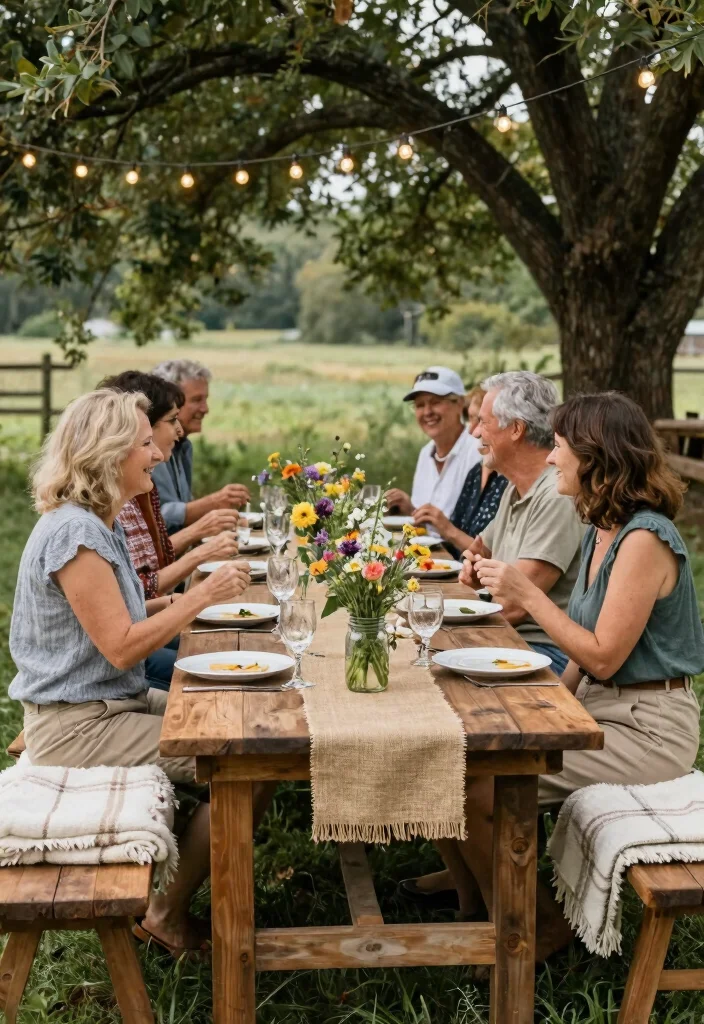 12 Stylish, Memorable, and Timeless 40th Anniversary Party Ideas - 6. Rustic Charm 1