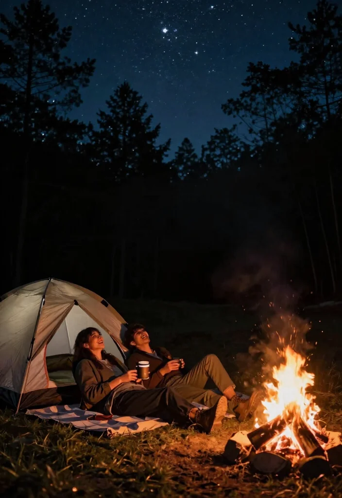 12 Valentine's Proposal Ideas for Romantic Sweet and Love Filled Surprises - 4. Stargazing on a Camping Trip 1