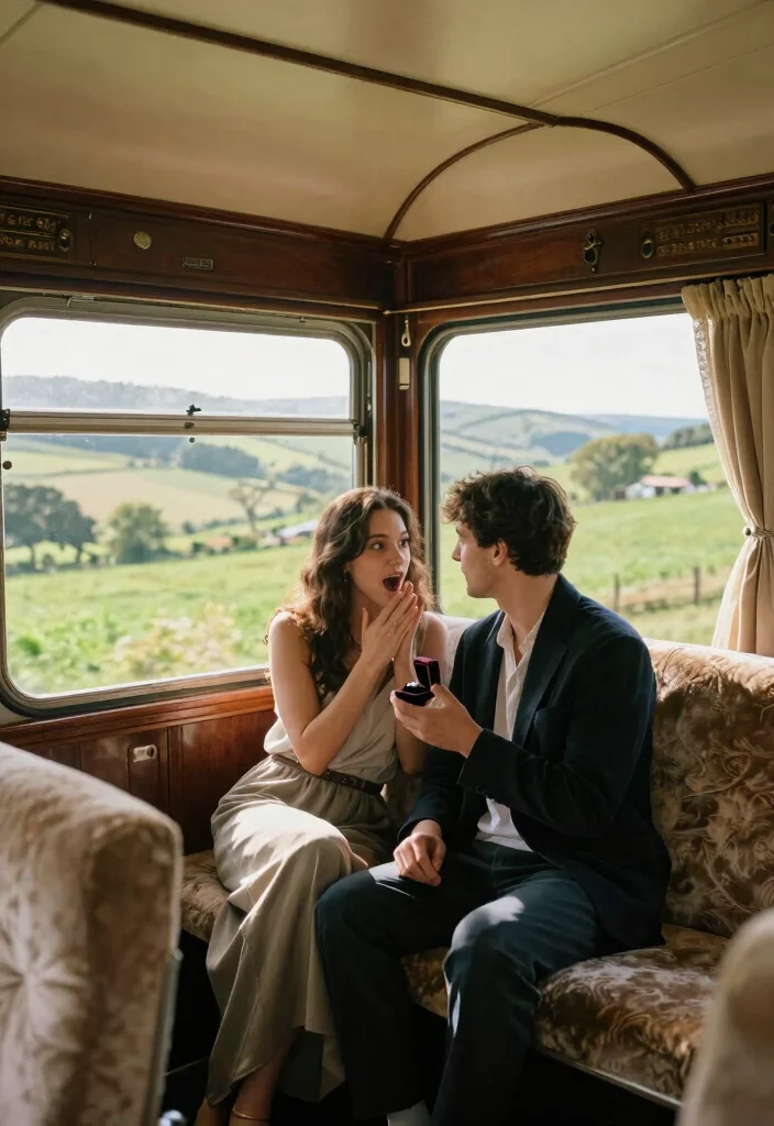12 Valentine's Proposal Ideas for Romantic Sweet and Love Filled Surprises - 8. A Train Journey Through Scenic Landscapes 1