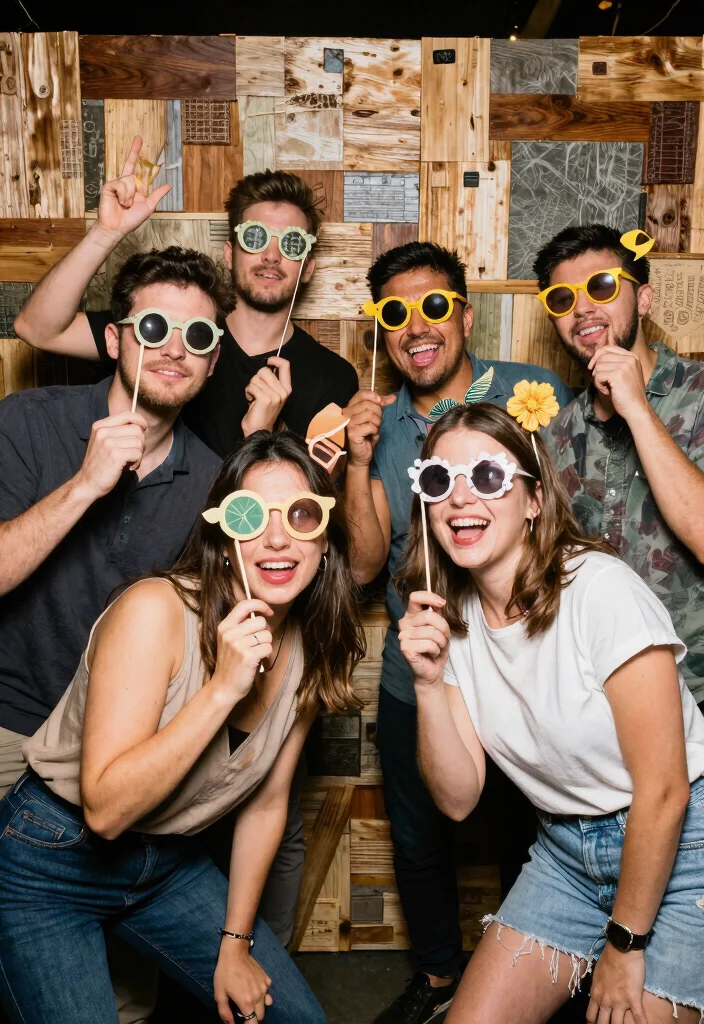 12 Wedding After Party Ideas for Fun, Relaxed, and Late Night Celebrations 11 12 Wedding After Party Ideas for Fun, Relaxed, and Late Night Celebrations - 11. Eco-Friendly Photo Booth Fun 1