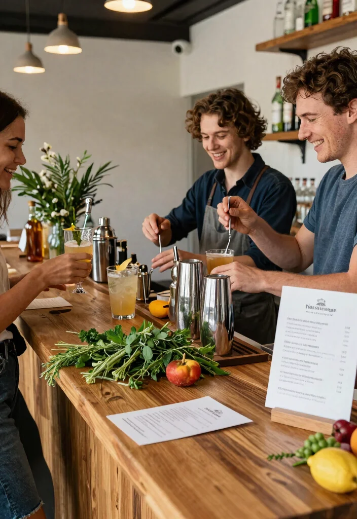 12 Wedding After Party Ideas for Fun, Relaxed, and Late Night Celebrations 3 12 Wedding After Party Ideas for Fun, Relaxed, and Late Night Celebrations - 3. DIY Cocktail Bar with Organic Ingredients 1