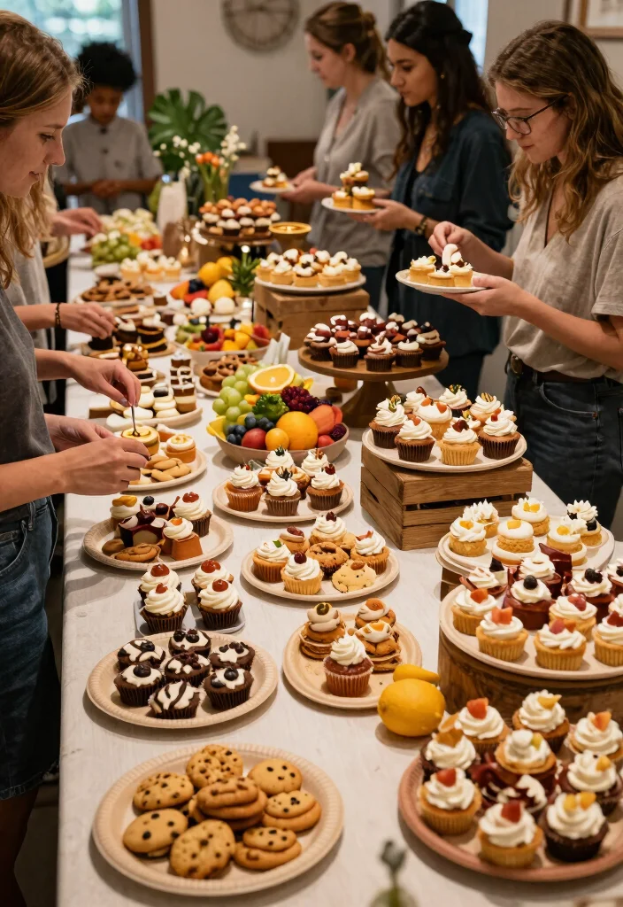 12 Wedding After Party Ideas for Fun, Relaxed, and Late Night Celebrations 7 12 Wedding After Party Ideas for Fun, Relaxed, and Late Night Celebrations - 7. Eco-Friendly Dessert Bar 1