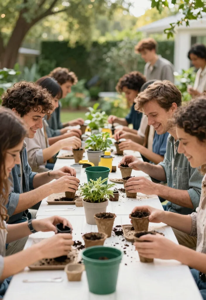 12 Wedding Party Game Ideas for Fun Interactive and Guest Friendly Moments 3 12 Wedding Party Game Ideas for Fun Interactive and Guest Friendly Moments - 3. Plant-a-Seed Activity 1