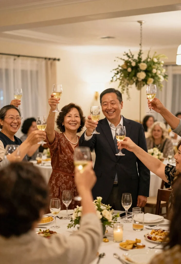 14 50th Anniversary Party Ideas for Elegant Meaningful Golden Celebrations 14 14 50th Anniversary Party Ideas for Elegant Meaningful Golden Celebrations - 14. A Toast to the Future 1